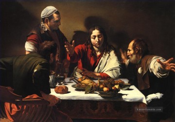 lange - Michelangelo Merisi da das Abendmahl in Emmaus Caravaggio